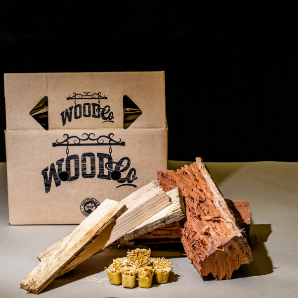 Special offer bundle box 24 ironbark double split 14kg box 1 box natural fire starters | Wood Co