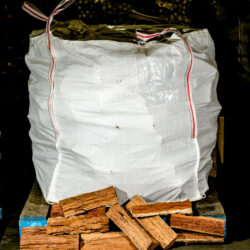 Double split seasoned 500kg bag | Wood Co